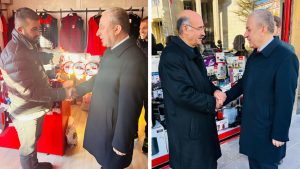 Aday Adayı Kayatürk esnaf ve vatandaşı ziyaret etti