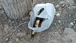 Van’ın Muradiye Şelalesi’ne atılan çöpler tepki çekti