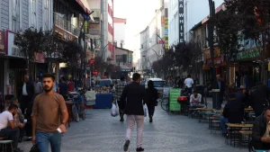 Vanlılar neden yolun ortasından yürüyor?