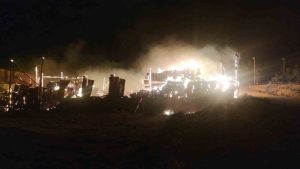 Van Samancılar Sitesi’nde yangın