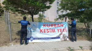 Edremit’te kurban kesim yerleri belirlendi