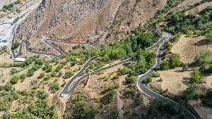 Van’daki “yılan yol” asfaltlandı