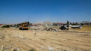 Devasa alan hafriyattan temizlendi