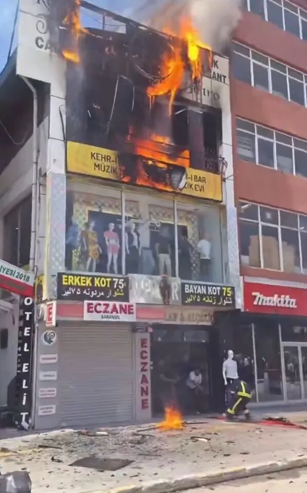 Van’da büyük yangın